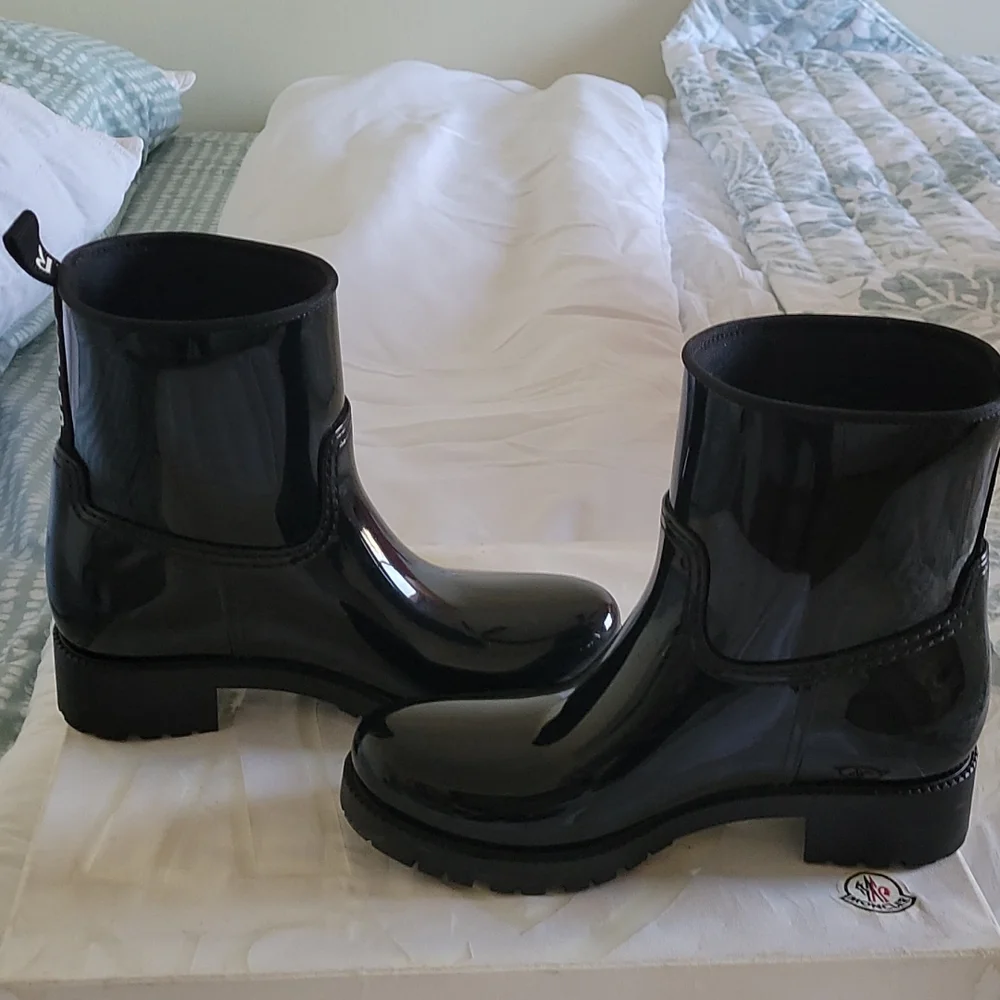 Moncler, black Raining boots - Picture 3 of 6